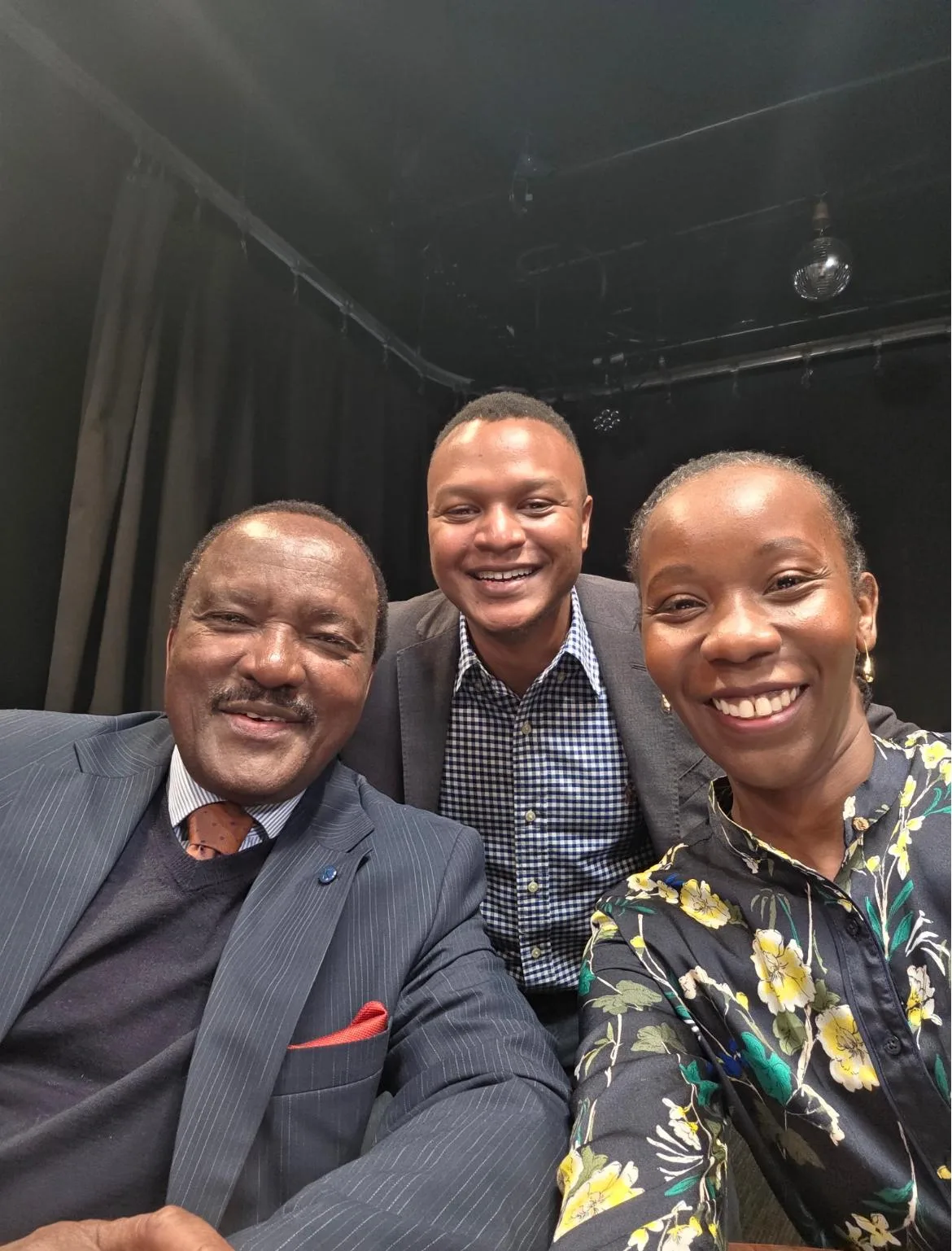 John Irungu with Hon. Kalonzo Musyoka